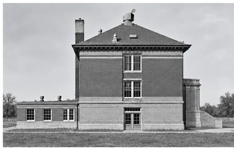 The east elevation.