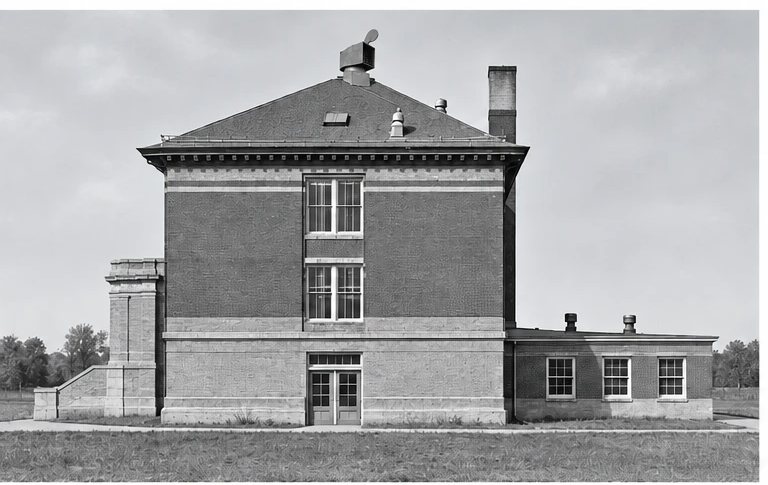 The west elevation.